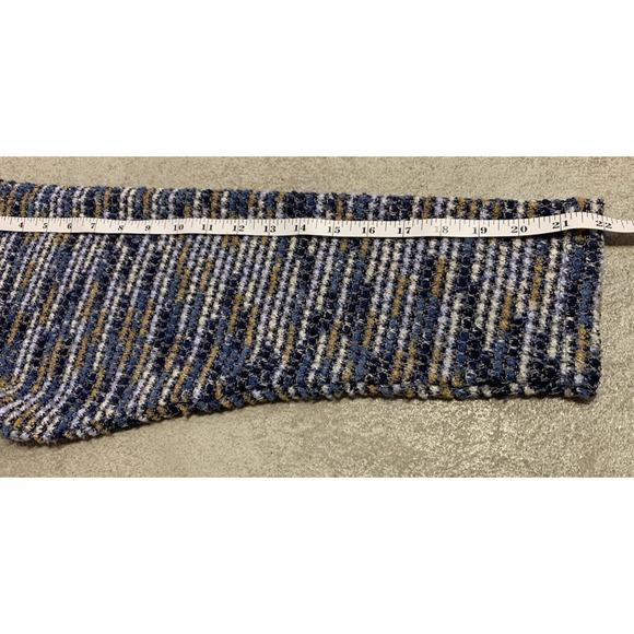 Ruby Road Sweater Womens Plus Size 1X Textured Woven Fabric Blue Boho Turtleneck - Picture 11 of 11